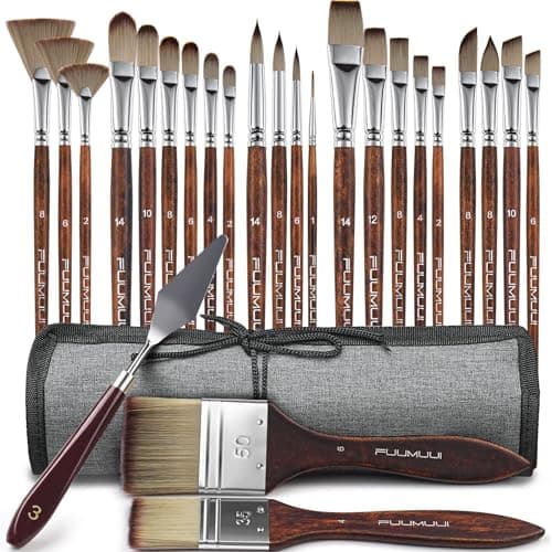 Fuumuui 25pcs Paint Brush Set Review – Professional Quality Worth It?