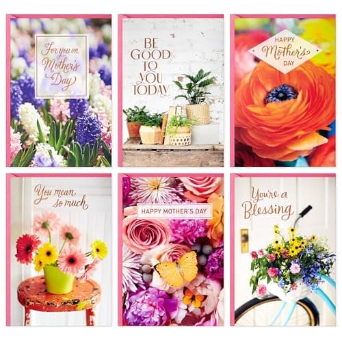 Hallmark Mothers Day Cards Bulk Assortment (24 Cards with Envelopes) for Mom, Sister, Aunt, Grandma, Friend, BFF, Daughter