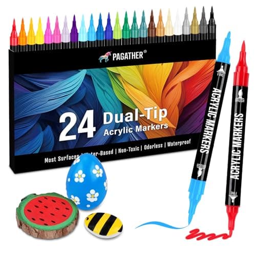 Pagather Acrylic Paint Markers Review – 24 Vibrant Colors Tested