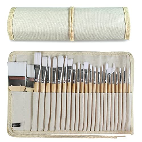24 Piece Paint Brush Set Review – KEVIN&SASA CRAFTS Tested