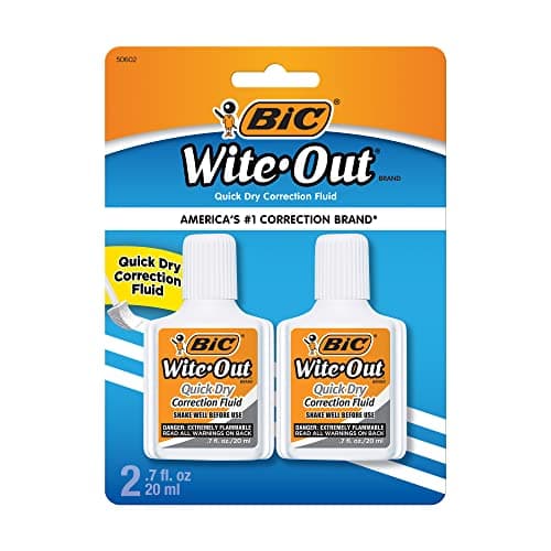 BIC Wite-Out Quick Dry Correction Fluid Review – Fast-Drying White-Out That Actually Delivers