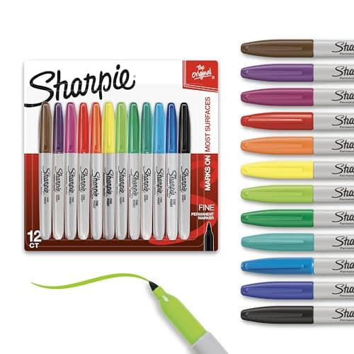 Sharpie Permanent Markers Fine Tip 12 Count Review – Expert Hands-On Test