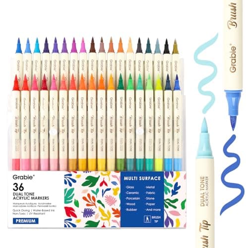 Grabie 72 Colors Acrylic Paint Markers Review: Solid Budget Pick?