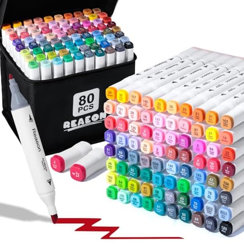 Reaeon Alcohol Art Markers Review: 80-Color Set Worth It?