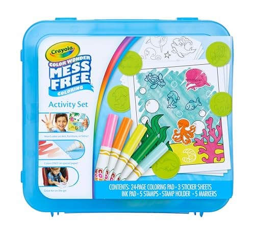 Crayola Color Wonder Malset Test 2025 – Messfreies Reise-Kinderkunstset