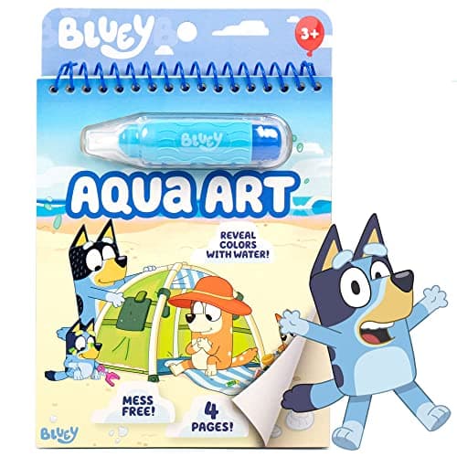 Bluey Aqua Art : Mon avis complet sur ce livre de coloriage magique à l'eau