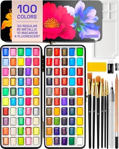 ARTISTRO Waterverfset Review: 100 Kleuren voor Elke Kunstenaar