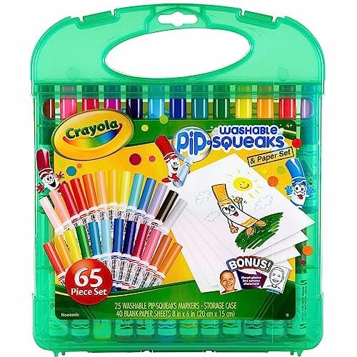 Crayola Pip-Squeaks Marker Set Review – 65-Piece Kids Art Kit Tested