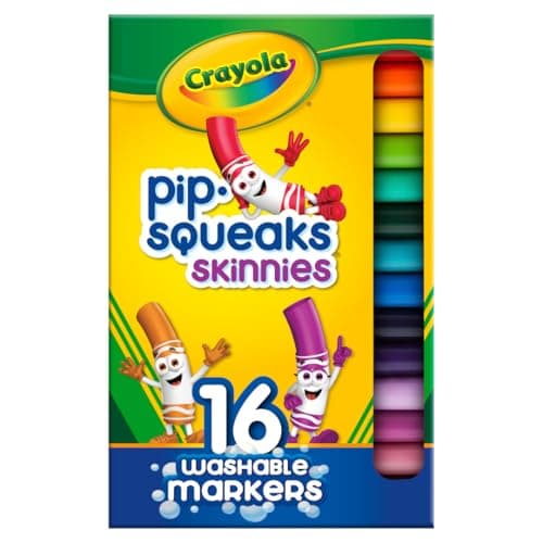 Markery dla dzieci Crayola Pip Squeaks 16 szt – recenzja