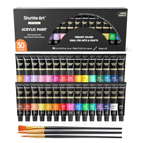 Shuttle Art Acrylic Paint Set Review: 30 Colors Tested
