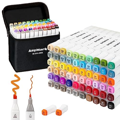AnyMark Alcohol Markers Review – 60 Colors Worth Your Money?