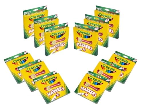Crayola Broad Line Markers Review: 120-Pack Bulk Bundle Tested