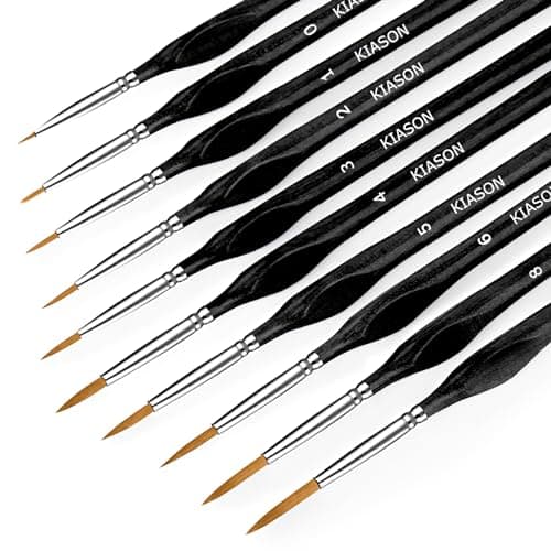KIASON Miniature Paint Brush Set Review – Fine Detailing Worth the Money?