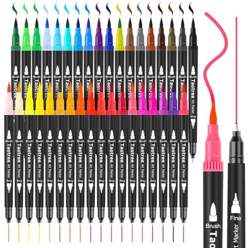 Taotree 36 Colors Art Markers Review – Dual Tip Pens Worth It?