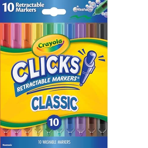 Crayola Clicks Retractable Markers Review: Tested on Real Coloring Books