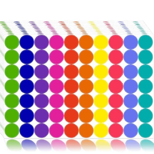 Dreecy 1400 Colored Dot Stickers Review – Är dessa färgkodningsklistermärken värda pengarna?