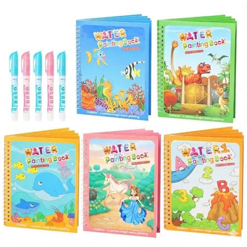 CMTOOP 5 Pack: Análisis del Libro para Colorear con Agua para Niños (2025)