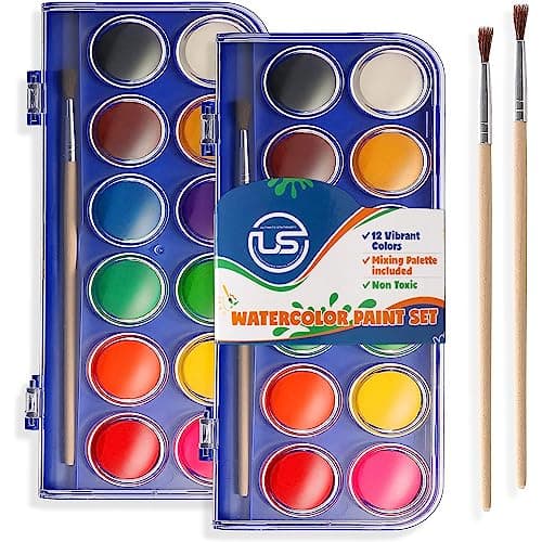 2 Pack Watercolor Paint Set Review – Good Beginner Value?
