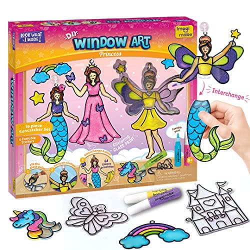 Imagimake Window Art Princess Suncatcher Kit - Äkta Omdöme 2024