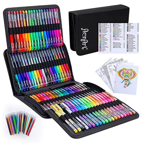 Aen Art Gel Pens for Adult Coloring Books Review (160 Pack)