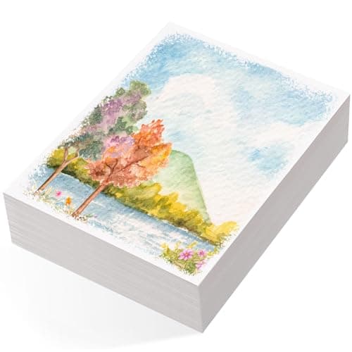 80 Sheets Watercolor Paper Bulk Review – Cold Press 110 lb Test