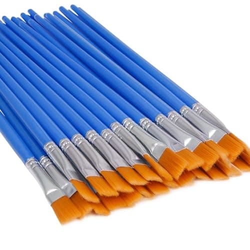 UPINS 30 Pcs Flat Paint Brushes Review – Solid Budget Set for Detail Work
