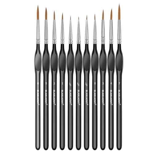 Blablaovy Miniature Paint Brushes Review – 11-Piece Detail Brush Set Tested