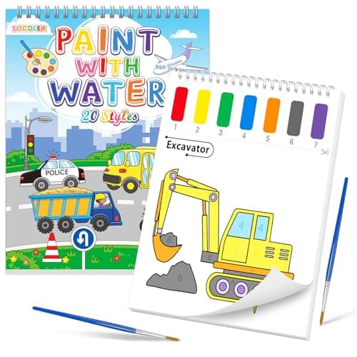 Best Paint with Water Coloring Books for Toddlers 2024 - SOCOLER Review
