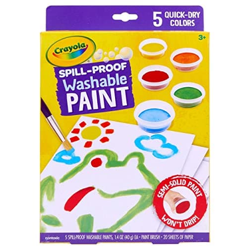 Set de Pintura Crayola Antidesbordamiento para Niños – Reseña Completa