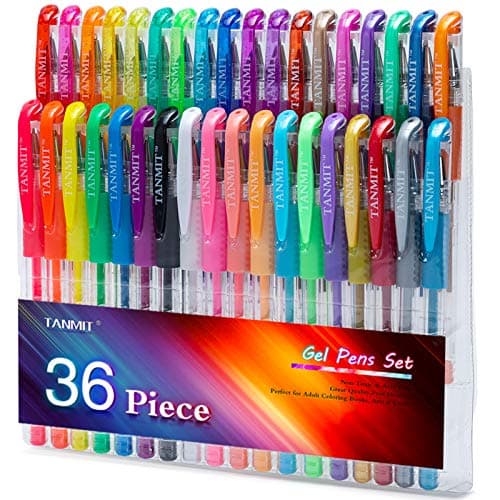 TANMIT 36 Colors Gel Pens Review – Worth It for Adult Coloring?