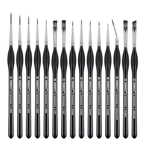 PANDAFLY Detail Paint Brushes Set Review – 15pcs Fine Art Kit Tested