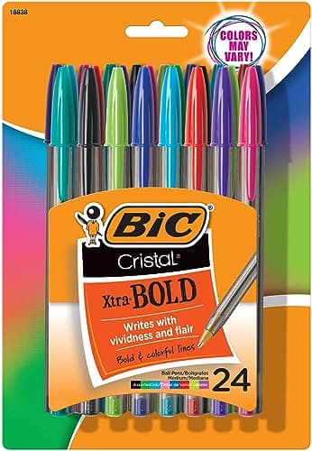 BIC Cristal Xtra Bold Kugelschreiber Test – Farbstifte im Check