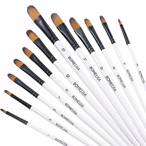 GETHPEN Filbert Paint Brushes Set Review – 12 Professional Artist Brushes Tested