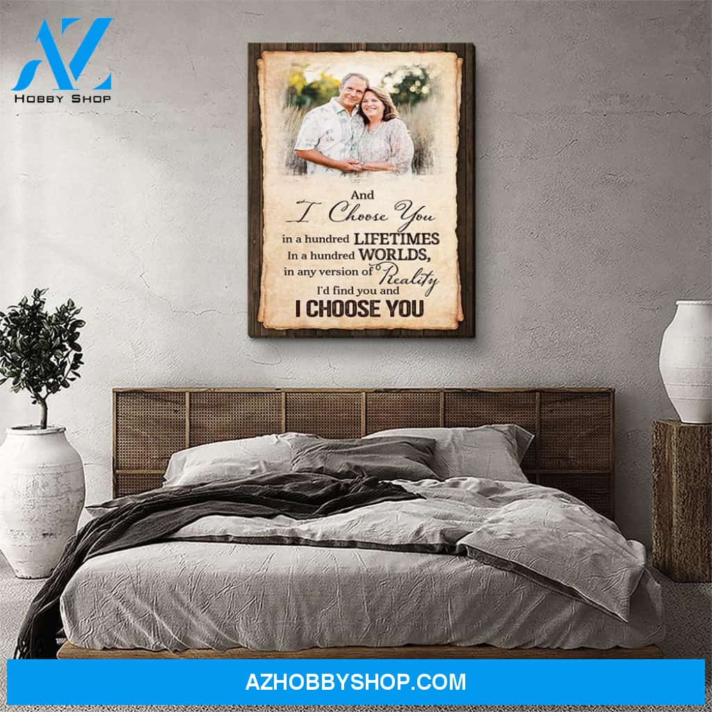 A Hundred Lifetimes - Personalized Custom Photo Canvas