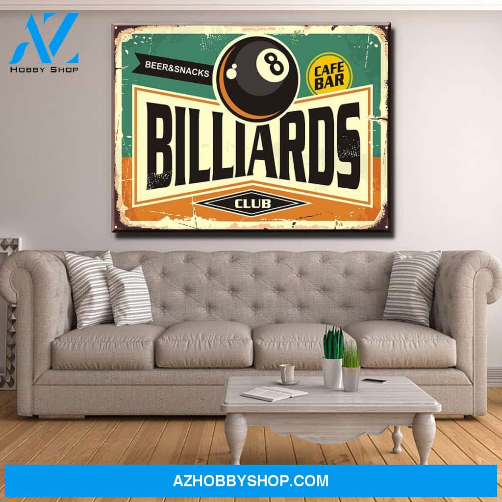 Billiards Sign