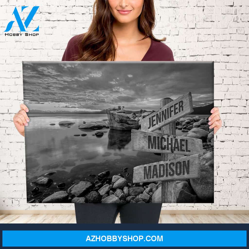 Candy Skies Multi-Names Premium Canvas