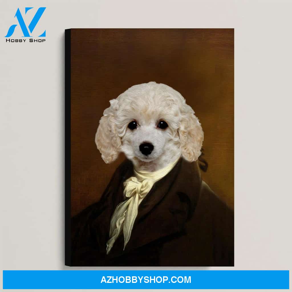 Custom Pet Portrait, Alexander Hamilton Canvas Prints