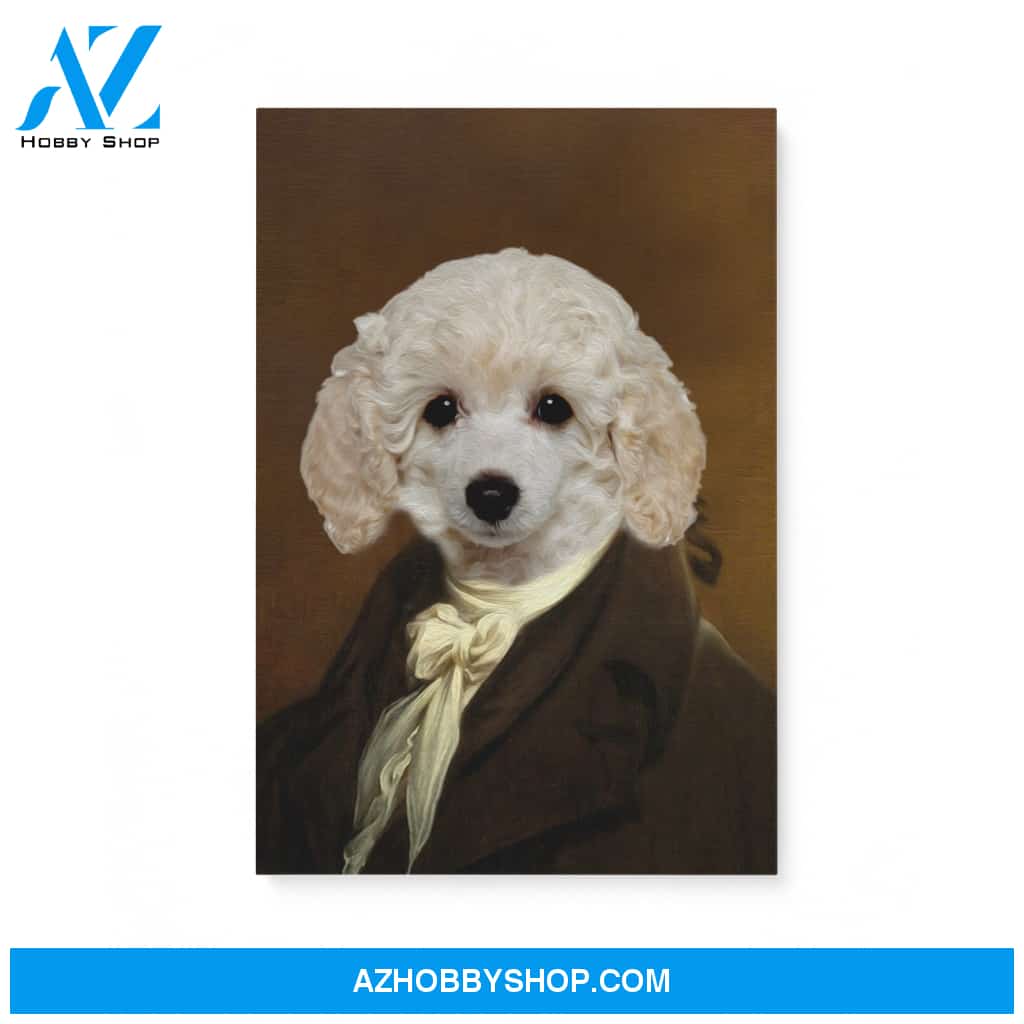 Custom Pet Portrait, Alexander Hamilton Canvas Prints