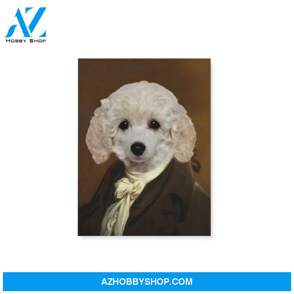 Custom Pet Portrait, Alexander Hamilton Canvas Prints
