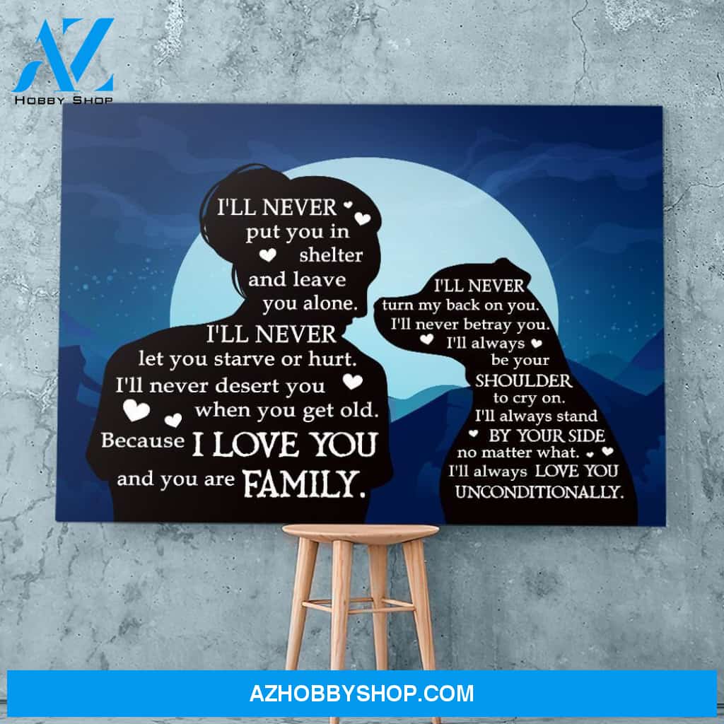 I Will Never - Premium Matte Canvas