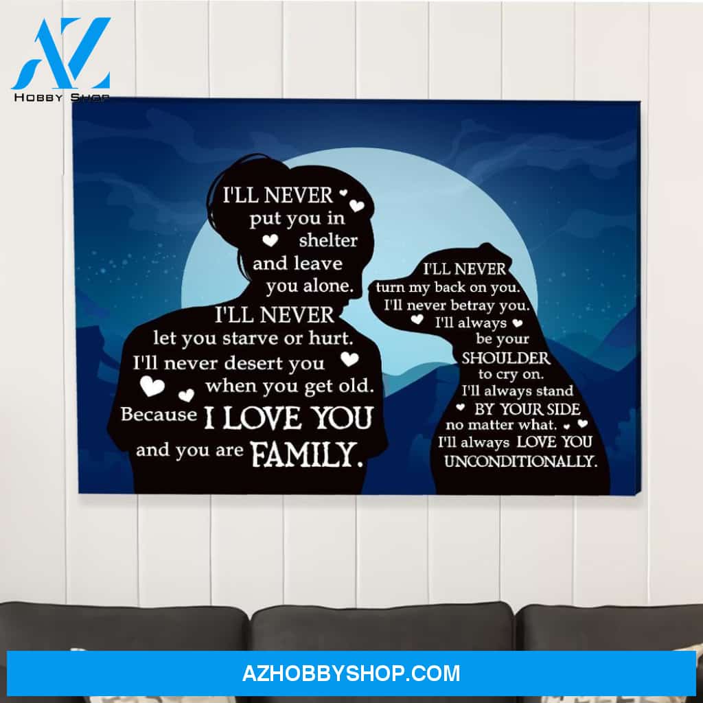 I Will Never - Premium Matte Canvas