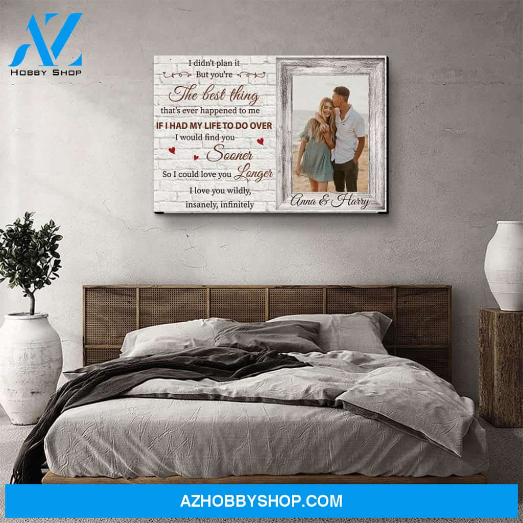 Infinitely Love - Personalized Custom Photo Canvas
