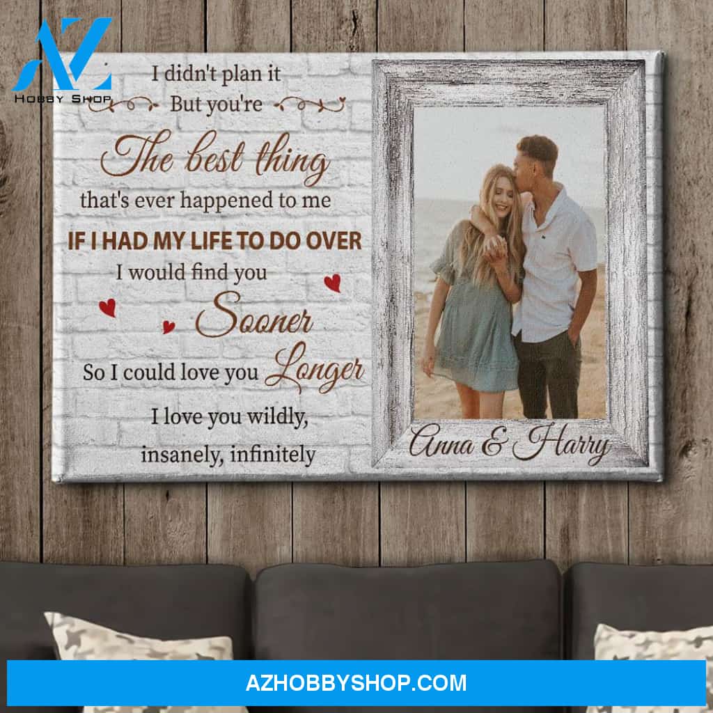 Infinitely Love - Personalized Custom Photo Canvas