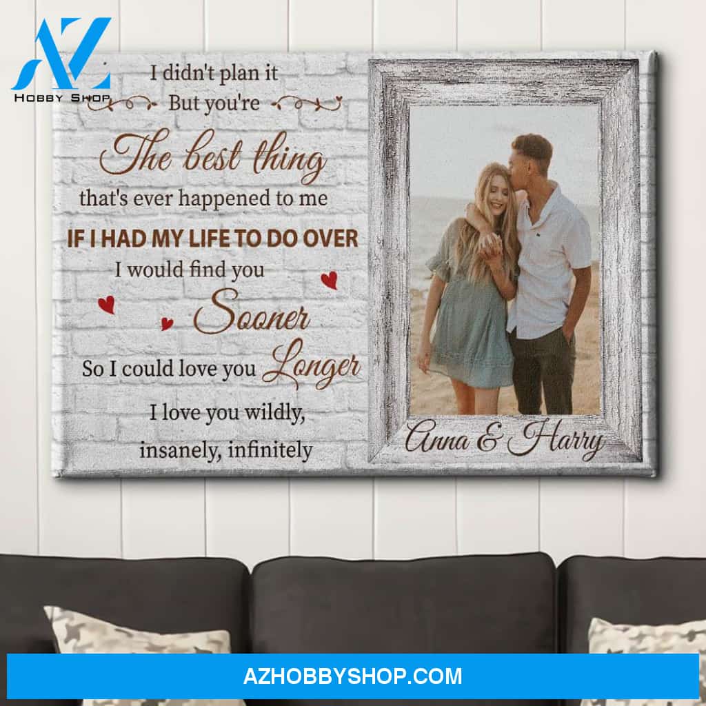 Infinitely Love - Personalized Custom Photo Canvas