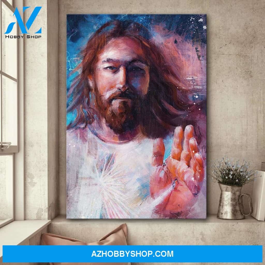 Jesus - Beautiful picture Jesus Portrait Canvas Prints - Wall Art