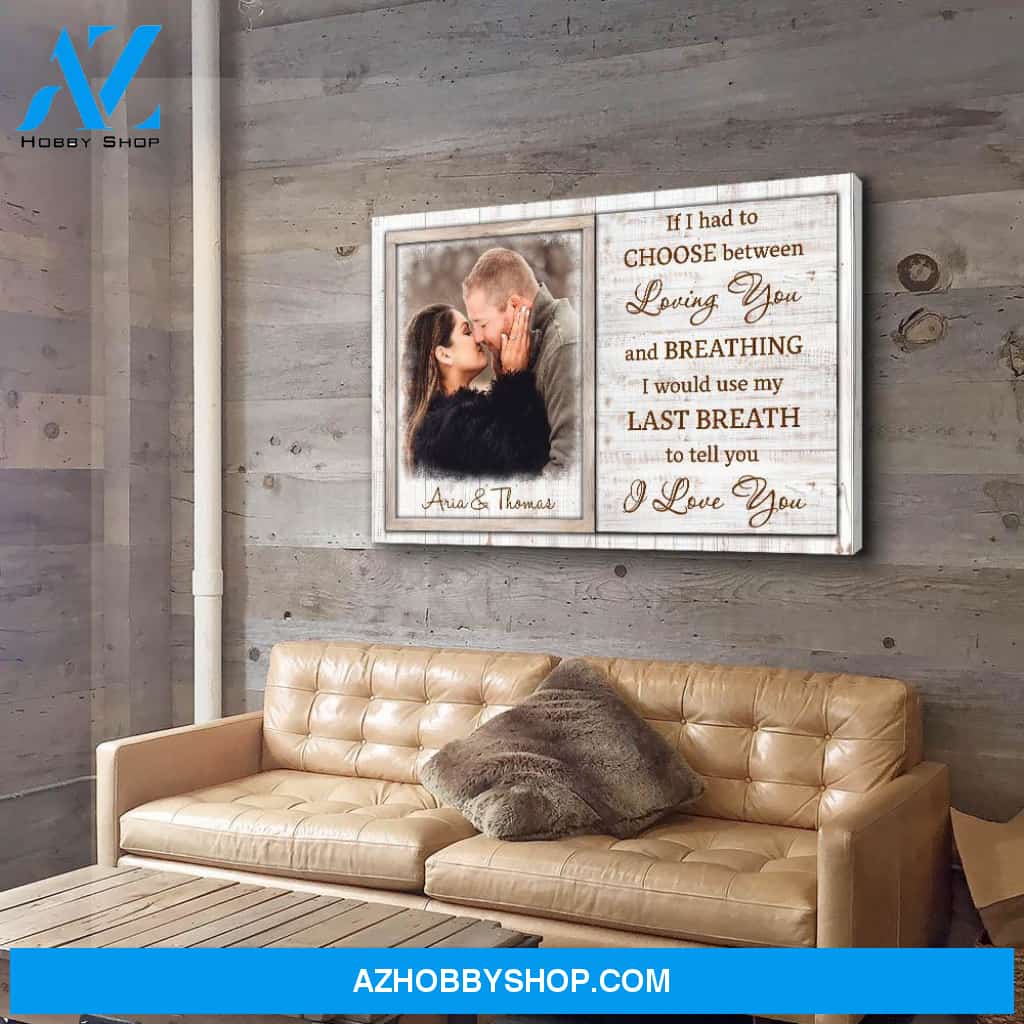 Loving You - Personalized Custom Photo Canvas