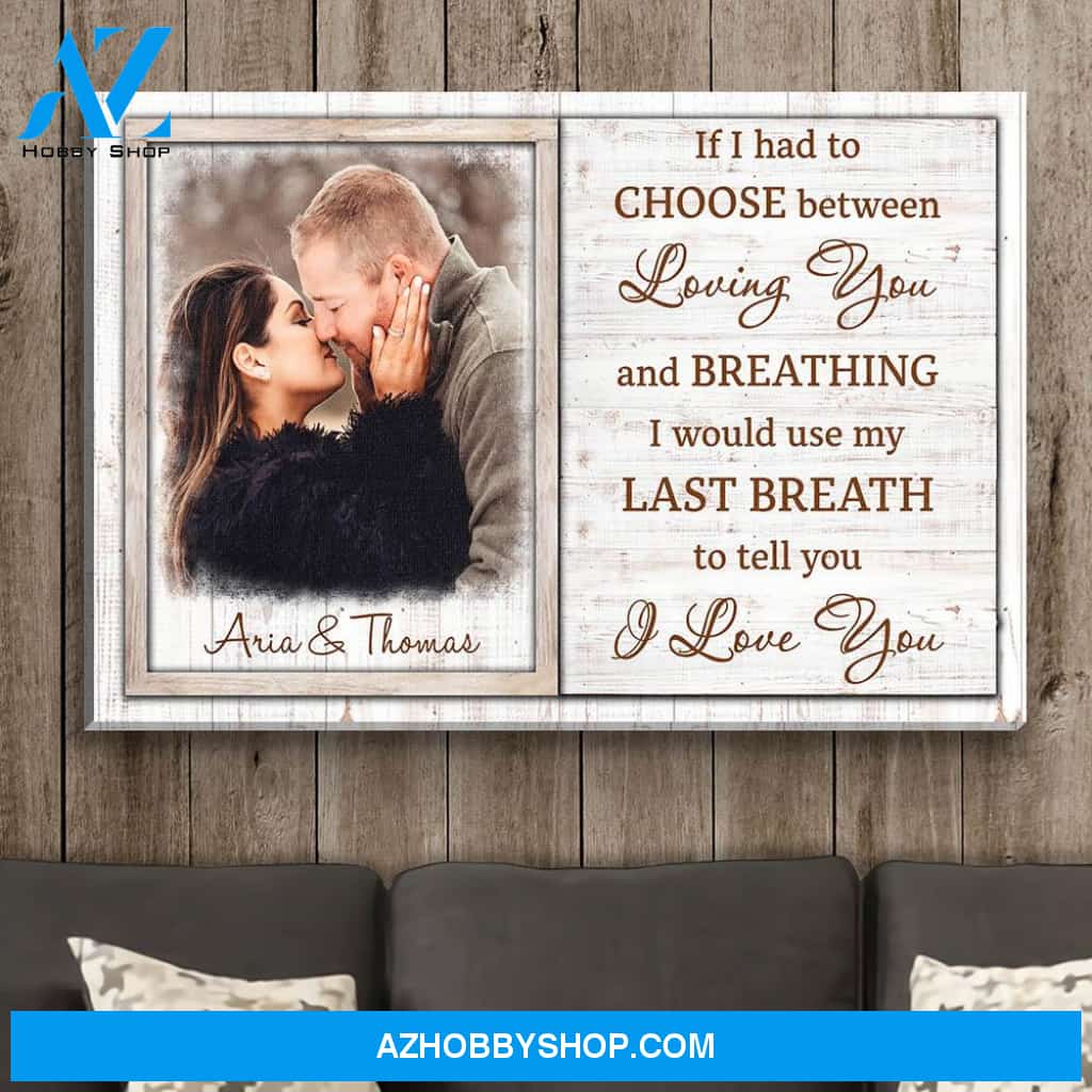 Loving You - Personalized Custom Photo Canvas