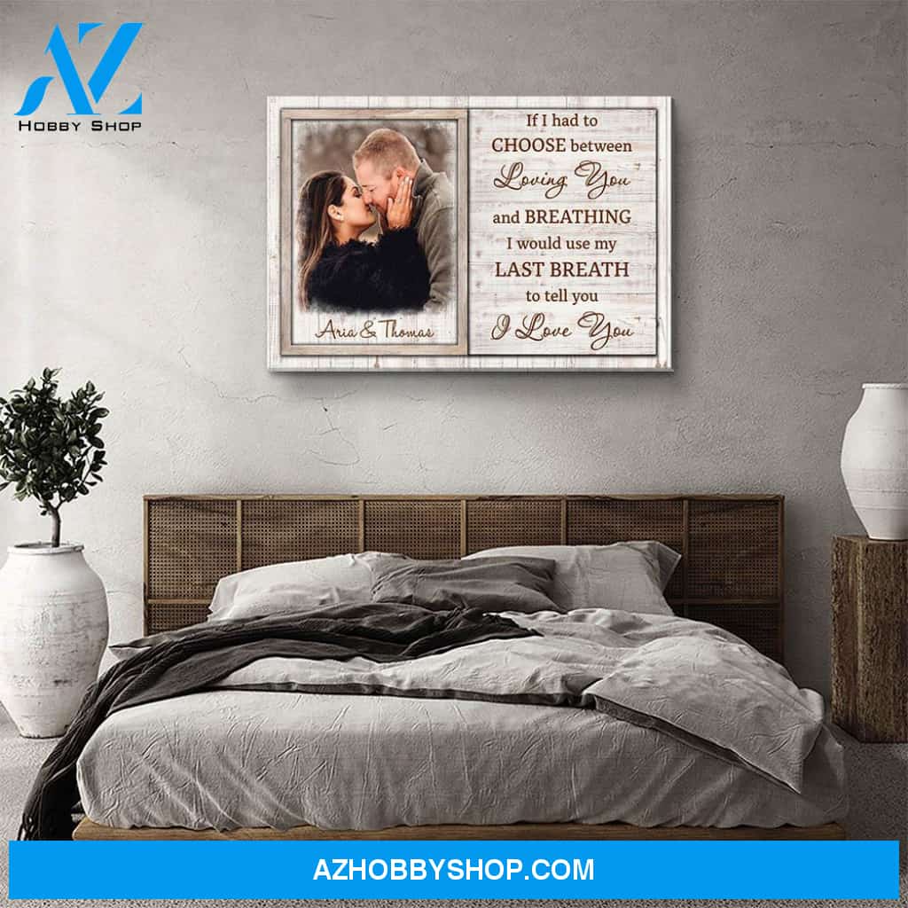 Loving You - Personalized Custom Photo Canvas