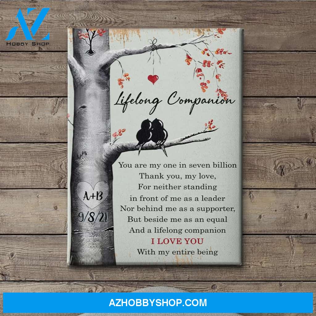 One In Seven Billion - Personalized Custom Name Canvas