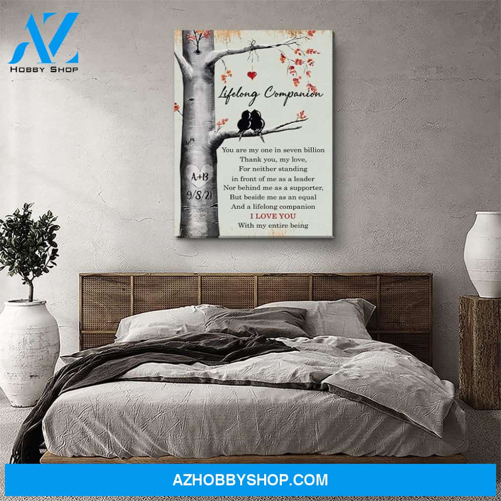 One In Seven Billion - Personalized Custom Name Canvas